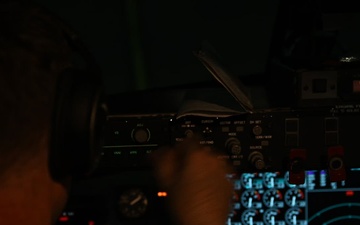 KC-135 refuels F-16s for regional deterrence