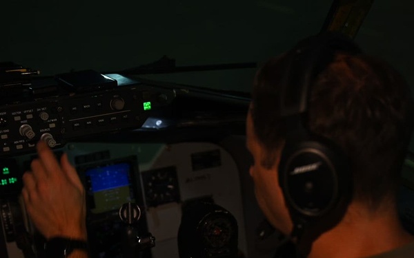 KC-135 refuels F-16s for regional security