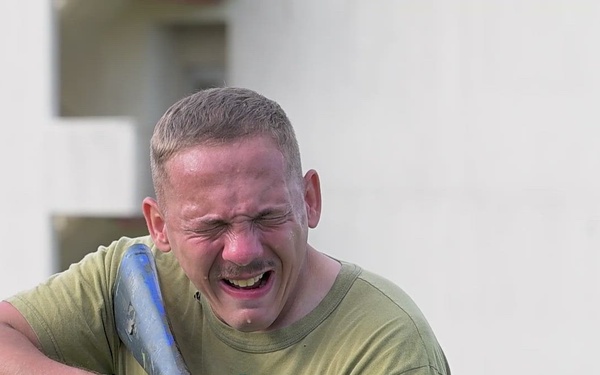 Camp Butler PMO Conducts OC Confidence Course
