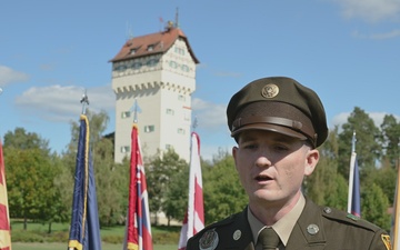 AFN Bavaria: Interview - USAG Bavaria Patriot Day Ceremony 2026 - Staff Sgt. Lawrence Rochelle