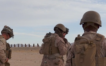 1st Marine Division conducts mortar drills at Marine Corps Air Ground Combat Center