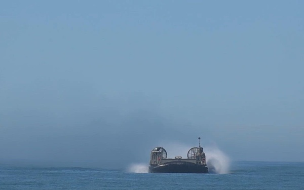 B-Roll: Marines and Sailors conduct LCAC FARP training