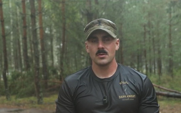 Dark Knight competition tests military police Soldiers in Latvia