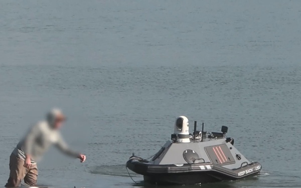 The Unmanned Surface Vessel enhances Littoral Explosive Ordnance Neutralization