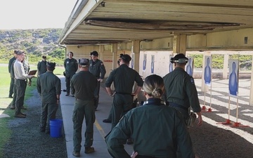 HSM-75 Conducts Small Arms Qualifications
