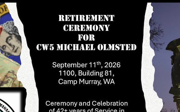 CW5 Michael Olmsted Retirement Ceremony