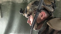 U.S. Navy HM3 Wyatt Foreman supports 2nd Bn., 1st Marines during AFX 4-26