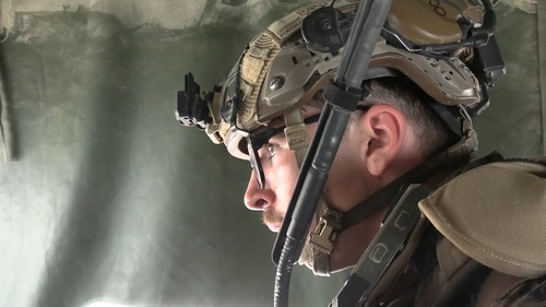 U.S. Navy HM3 Wyatt Foreman supports 2nd Bn., 1st Marines during AFX 4-26