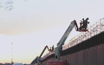 Soldiers discuss border reinforcement operations
