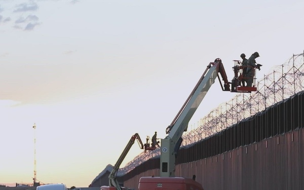 Soldiers discuss border reinforcement operations