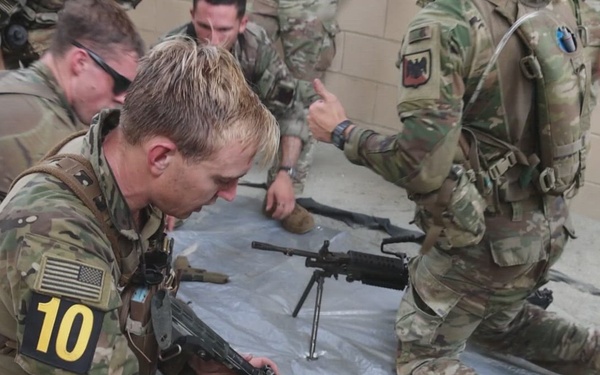 2026 U.S. Army Best Squad Competition: Map Resection and Weapons Assembly