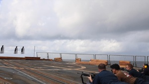 John Finn Conducts A Small Arms Live-Fire Exercise