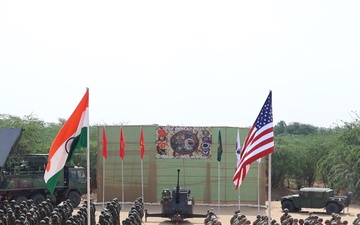 U.S., Indian Armies open Yudh Abhyas 2026 Training at Mahajan Field Firing Range