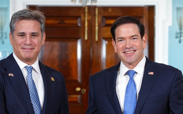 Secretary of State Marco Rubio meets with Costa Rican Foreign Minister Manuel Tovar Rivera