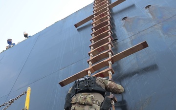 Coast Guard Conducts At-Sea Personnel Transfer