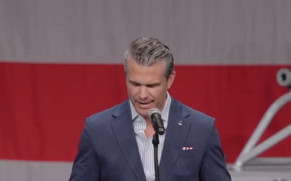 Hegseth Speaks During Arsenal of Freedom Stop in Texas