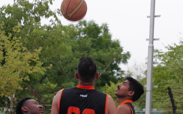 U.S., Indian Army Soldiers build camaraderie through basketball during Yudh Abhyas 2026