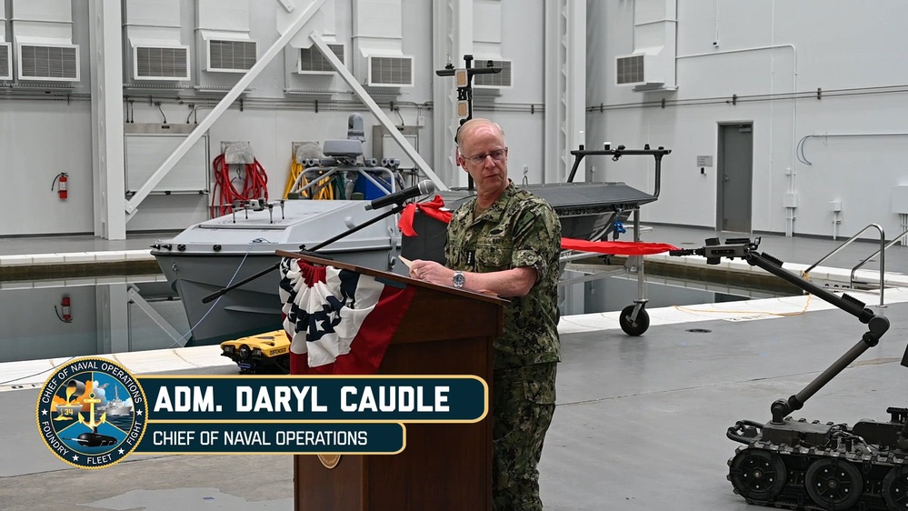 DVIDS - Video - CNO speaks at RASWDC ribbon cutting ceremony