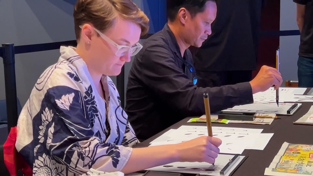 DVIDS - Video - Bold Ink, Big Paper: Camp Zama Residents Embrace Grand ...