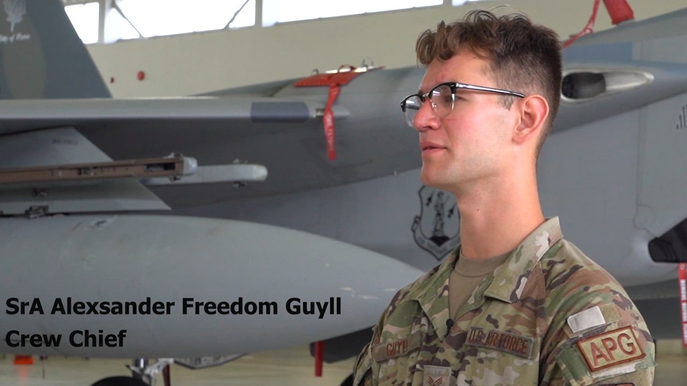 DVIDS - Video - A Day in the Life of an F-15 EX Crew Chief