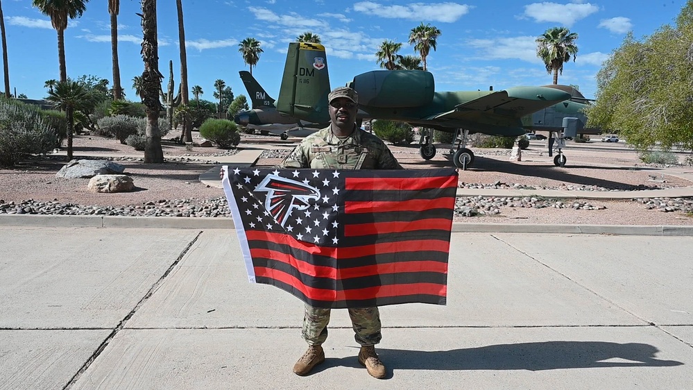 DVIDS - Video - Master Sgt. Corey Benford - Atlanta Falcons Shout-out