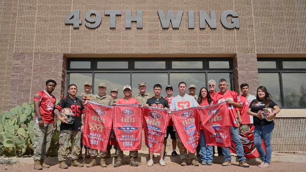 DVIDS - Video - 49th Wing - San Francisco 49ers shout-out
