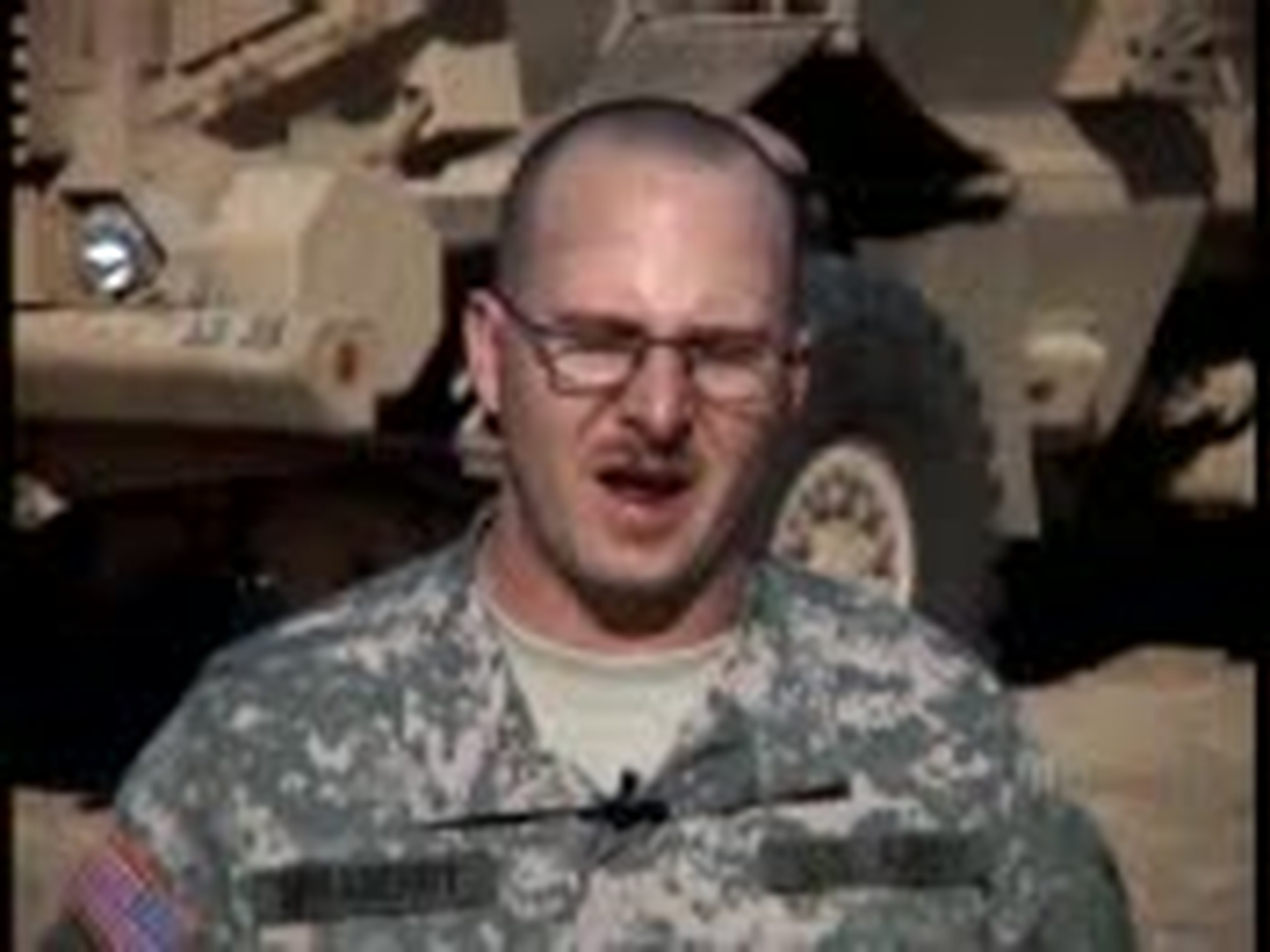 Stephen Sprabery sends a greeting to Gore Springs, Mississippi from Baghdad, Iraq for Holiday Season 2005