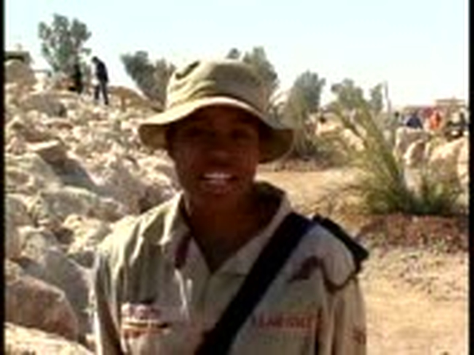 Airman 1st Class Asua Booth sends a greeting to Little Rock, Arkansas from Contingency Operating Base Q-West, Iraq for Holiday Season 2005