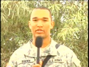 Pfc. Damien Brown