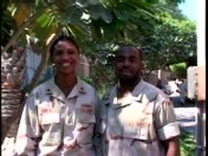Petty Officer 2nd Class Miller and Celeste Shield