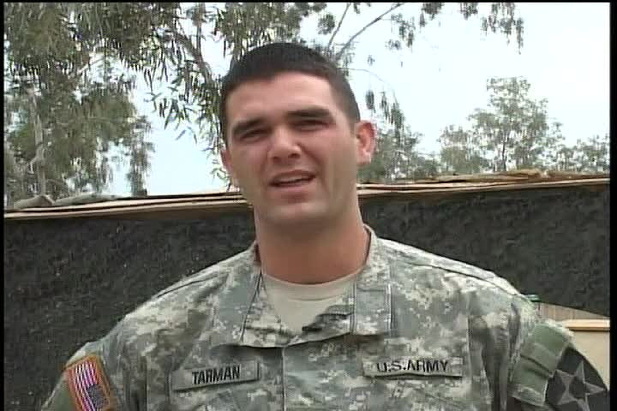 Spc. Ryan Tarman sends a greeting to Chester, Virginia from Iraq for Holiday Season 2006