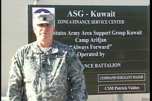 Command Sgt. Maj. Patrick Valdez