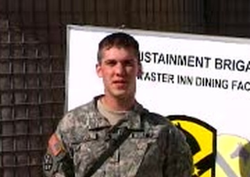 Spc. Andrew Schiessl