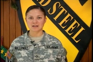Pfc. Suzanne Holloway