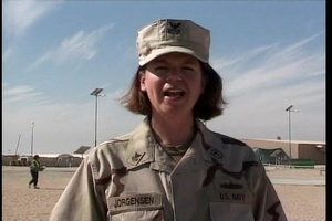 Petty Officer 1st Class Julie Jorgensen