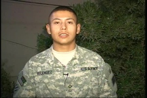 Pfc. Esban Recendez