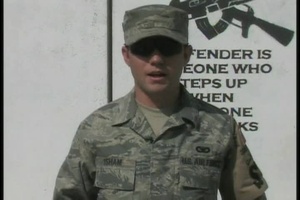 Senior Airman Wade Isham