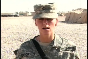 Pfc. TERRI BROOKS