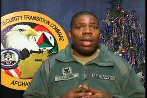 Petty Officer 1st Class Larry Baruwa