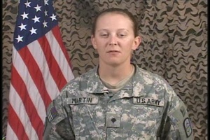 Spc. Melanie Martin