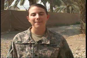 Spc. Jennifer Peterson