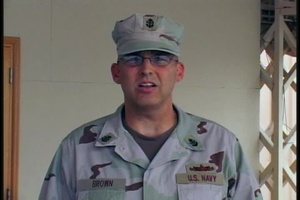 Chief Petty Officer Steven Brown