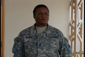 Sgt. Maj. Jeanette Evans