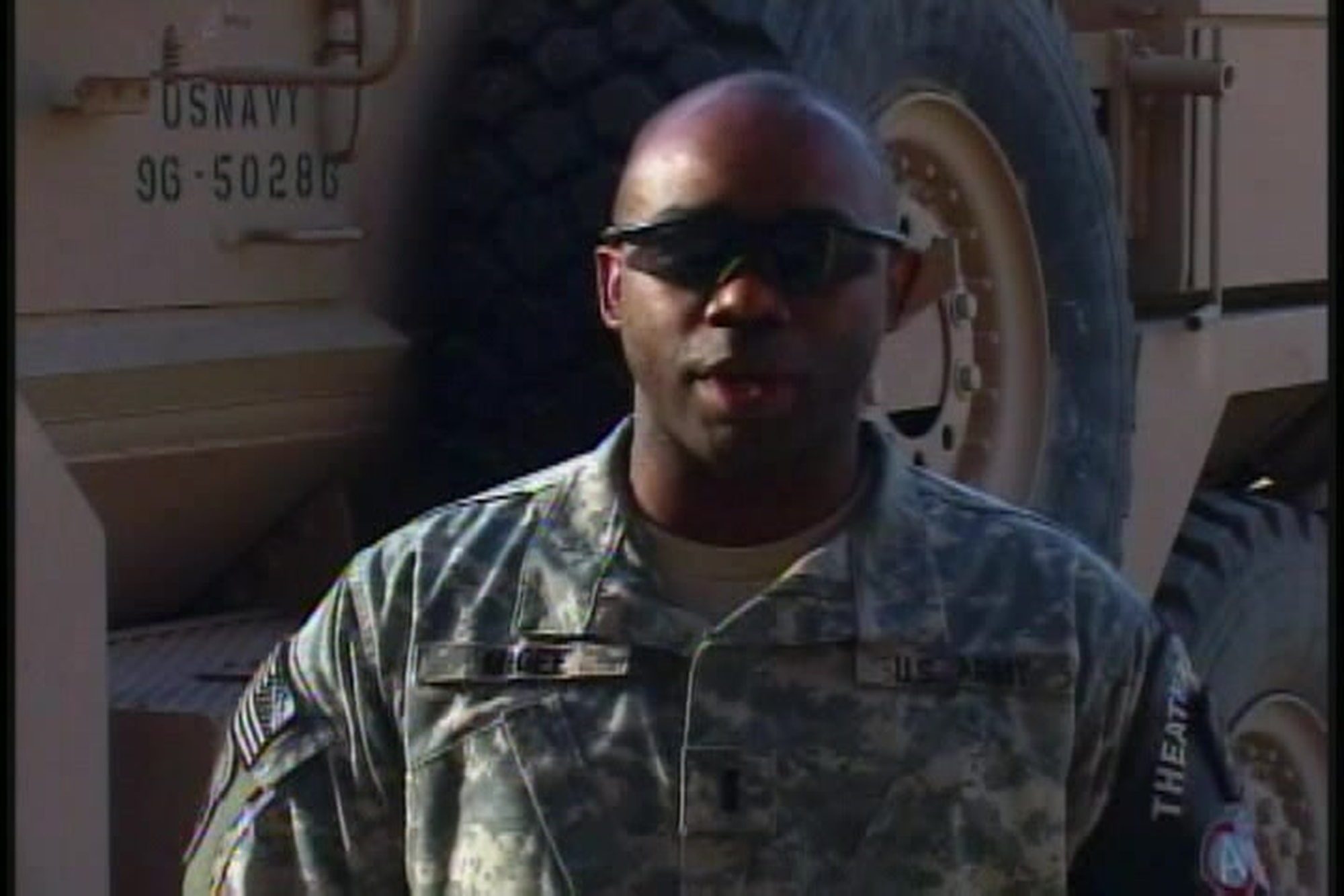 1st Lt. Timothy McGee sends a greeting to Raligh, North Carolina from Kuwait for Holiday Season 2008