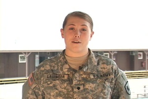 Spc. Desirae Lauinger