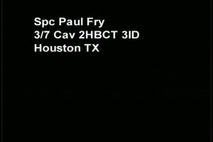 Spc. Paul Fry