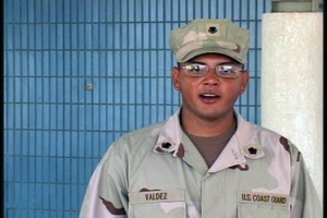Petty Officer 1st Class Alberto Valdez