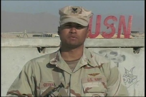 Petty Officer 1st Class Rene Cervantes