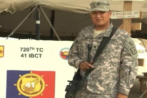 Spc. Raynard Yazzie