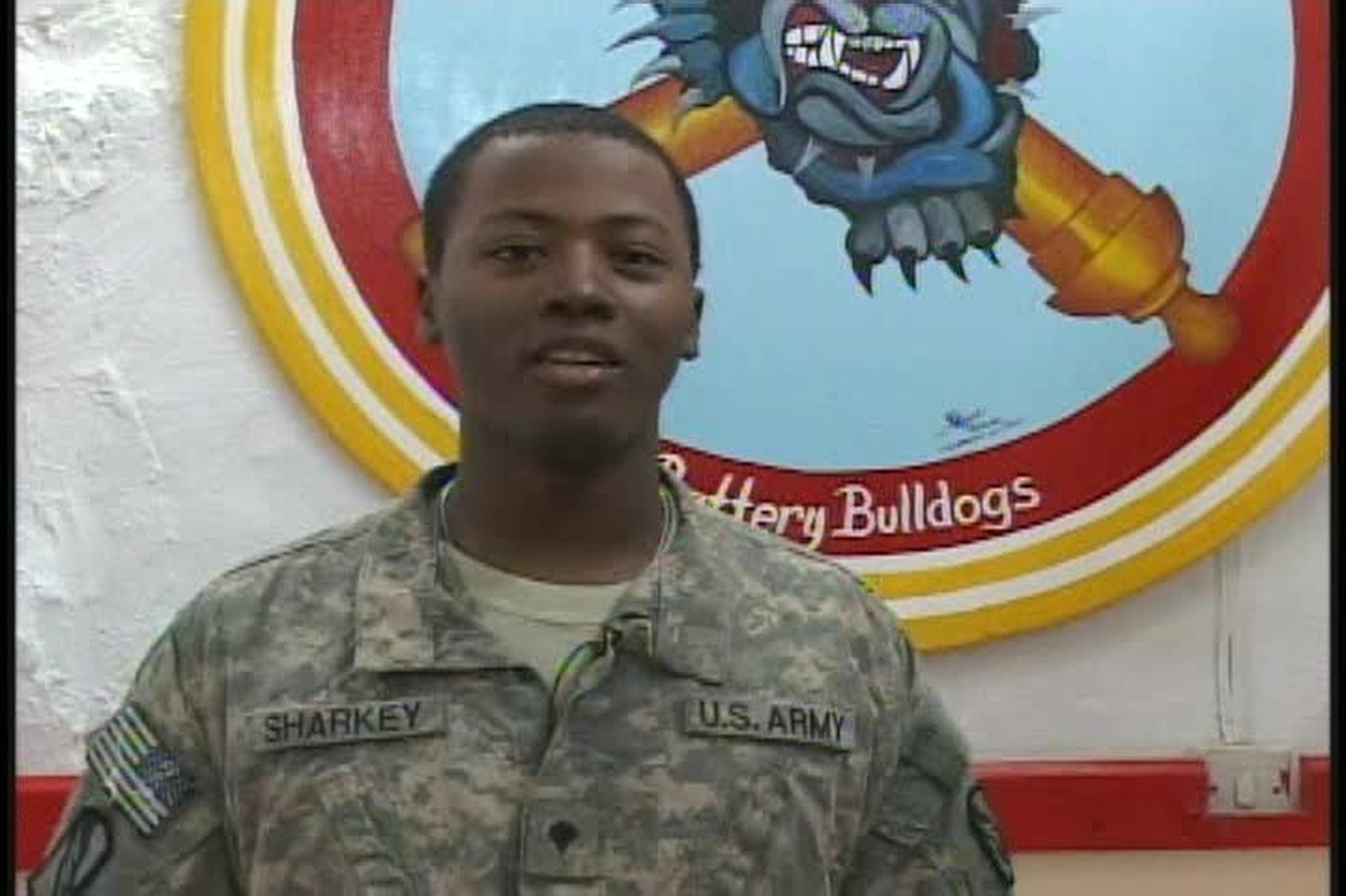 Spc. QUAN DARNELL   Sharkey sends a greeting to Kosciusko, Mississippi from Mosul, Iraq for Holiday Season 2009